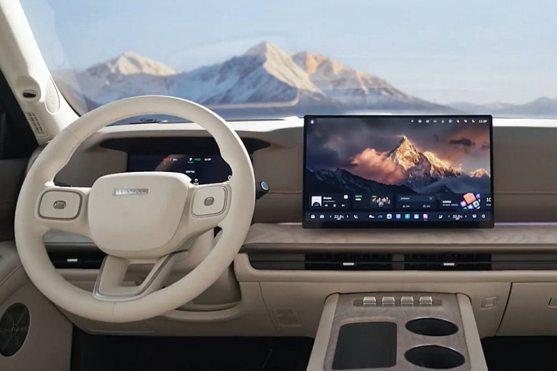 Большой кроссовер Haval Great Wall H10: показан интерьер