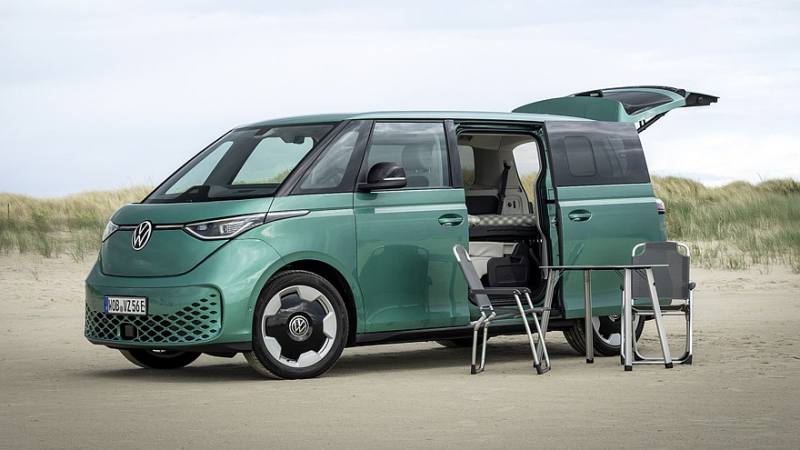 Минивэн Volkswagen ID. Buzz превратился в уютный кемпер