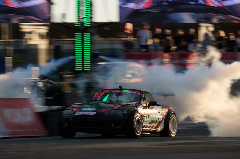 От футбола к автоспорту: «Газпром Арена» приняла этап 2 этап Yuka Drive Gymkhana